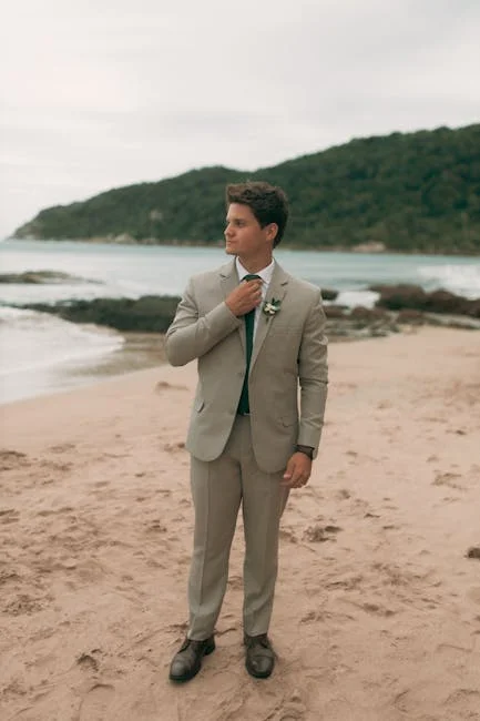 Image describing How to Nail Beach Formal Wedding Attire for Men in 2026?